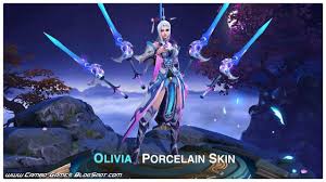 Heroes Arena 5v5 New Skin Porcelain Olivia Gameplay Android Ios New Skin Hero Game Effect