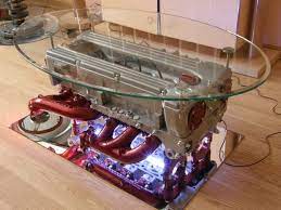 Henge big bang coffee table. Top Gear Coffee Table With An Engine From Mercedes Benz To Impress Your Guests Hill Post