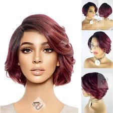 wowfactor natural burgundy ombre bob wig