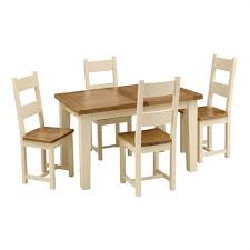 Cheltenham Cream 140cm 180cm Ext Table And 4 Ladderback Chairs C404 With Free Delivery Furniture Clearance Kitchen Table Chairs Furniture