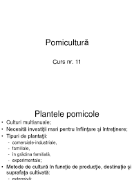 Pomicultura Ppt