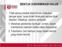 Isu diskriminasi kaum di malaysia bukanlah suatu perkara yang baharu, malah ia telah merebak seperti barah di dalam segenap lapisan masyarakat. Prasangka Dan Diskriminasi Ppt Download