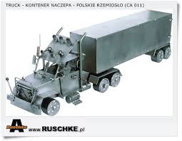 Truck Kontener Naczepa Duzy Metalowy Model Z Dedykacja Metal Tree Wall Art Tree Wall Art Diy Metal Tree