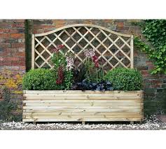 Buy Forest Natural Wood Rectangular Venice Planter At Argos Co Uk Your Online Shop For Plan Tall Outdoor Planters Wooden Garden Planters Garden Planter Boxes