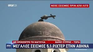 Αισθητός σε αρκετές περιοχές της αθήνας έγινε σεισμός 4,2 ρίχτερ που σημειώθηκε πριν από λίγο στη μαγούλα, λίγα χιλιόμετρα μακριά από το επίκεντρο του σεισμού που ταρακούνησε την αθήνα την περασμένη παρασκευή. Seismos A8hna Katerreyse Ktirio Sthn Ermoy Star Gr