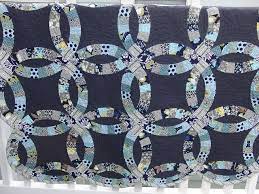 Finished Double Wedding Ring Quilt Front Modern Meadow Hope Valley Wedding Ring Quilt Double Wedding Ring Quilt Double Wedding Rings