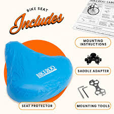 Zacro gel bike seat cover is at the top of our list. Oversized Bike Seat Padded Bike Seat