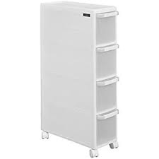 sobuy nischenregal nischenschrank nischenwagen kuchenschrank kuchenregal ordnungswagen frg40 w weiss amazon de kuc schliessfacher nischenwagen badregale