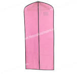 Custom Dust Proof Pink Wedding Non Woven Bag Dress Clothing ...