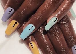 Make flowers, put some rhinestones or use sparkles. 25 Short Coffin Nail Looks
