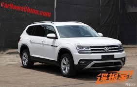 Volkswagen Teramont Spied Again In China Shows Led Lights As Option Autoevolution Volkswagen will launch its new teramont suv in the middle east. volkswagen teramont spied again in