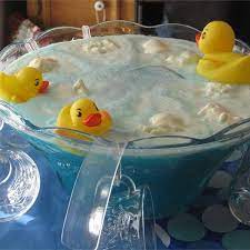 Baby Blue Punch Recipe Punch Recipes Baby Shower Appetizers Baby Shower Food