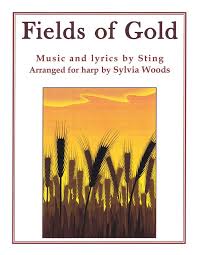 《fields of gold》all section catalog. Fields Of Gold Von Sting Noten Fur Harfe