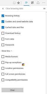 Step By Step How To Clear Cache In Windows 10 8 1 8 7 Clear Browsing Data Microsoft Edge Windows 10 Windows 10