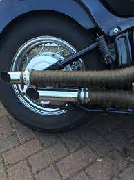 Xvs 650 Wrapped Exhausts Motorcycle Exhaust Car Wheel Bobber