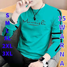 Jenis kaos yang satu ini juga populer di kalangan remaja. Harga Kaos Lengan Panjang Distro Terbaik Atasan Pakaian Pria Juni 2021 Shopee Indonesia