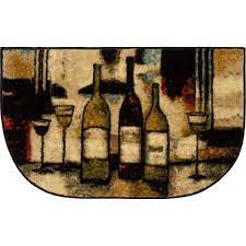 This is what designers and ordinary people on the planet are creating. Mohawk Home New Wave Wine And Glasses Kitchen Mat Accent Rugs Overstock 6643714
