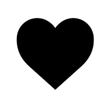 Untitled Black Heart Tattoos Heart Wall Decal Black And White Heart