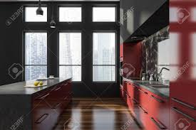 black marble walls,.. stock photo