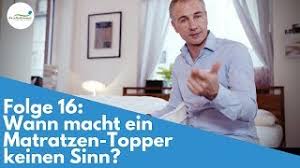 Könnte man auf dem boxspringbett (matratze) einfach einen matratzenschoner drauf legen und. Matratzen Topper Brauche Ich Einen Folge 16 Youtube
