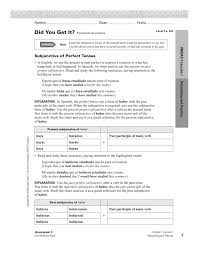 7 Subjunctive Of Perfect Tenses