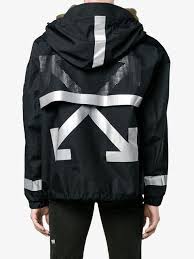 Moncler X Off White Printed Parka Jacket Off White Clothing Off White Jacket Mens Outfits