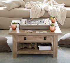 Summer coffee table styling ✨. Benchwright 36 Square Coffee Table Pottery Barn