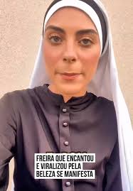 📹 A jovem #freira ortodoxa que #viralizou nas #redessociais se manifestou  publicamente, após ganhar notoriedade pela aparência. Irmã Eva, de 21 anos,  chamou a atenção após a divulgação de um vídeo em ...