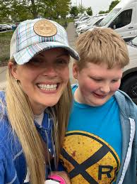 And then she said, 'you are so lucky that your son doesn't care what he  looks like. Or care about the latest trends in clothes or even what his  hair looks like.