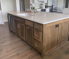 They are seriously yellow now, even on the inside unfinished panels that almost never see daylight. Should I Choose Paint Or Stain For My New Kitchen Cabinets