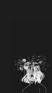 Quote, purple background, purple sky, vaporwave, golden aesthetics. Aesthetic Minimalist Background Picture 4k Black Phone Wallpaper Black Aesthetic Wallpaper Dark Wallpaper Iphone
