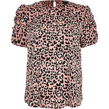 Maybe you would like to learn more about one of these? Pink Leopard Print Puff Sleeve T Shirt Blouses Tops Women Pink Leopard Print Womens Tops Tops