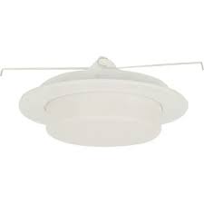 Design House 515478 White 6 Recessed Lighting Trim With Adjustable Hanger Bars Faucet Com