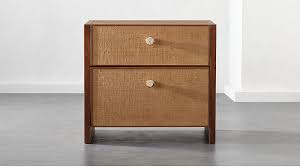 Grasscloth Nightstand Reviews Cb2 Nightstand Modern Nightstand Grasscloth