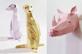 Chip Papercraft Tiere Papercraft Tiere Vorlagen Zum Ausdrucken
