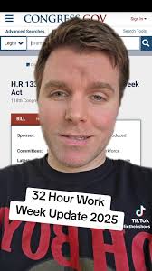 Actually Bernie Sanders introduced the 32 hr work week. It doesnt  matter-just pass this damn bill ASAP!!!