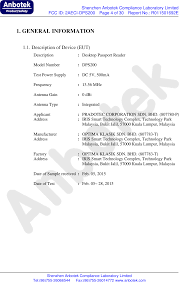 Ver 2 fotos e 1 dica de 107 clientes para technology park malaysia corporation sdn bhd. Dps200 Passport Reader Test Report Pradotec Corporation Sdn Bhd 807780 P