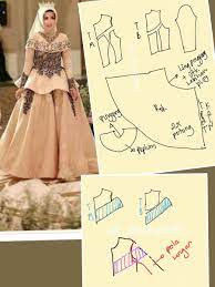 Lihat ide lainnya tentang pola, pola busana, menggambar pola. Pin Oleh Nour Rechaidia Di Pecah Pola Baju Pengantin Model Baju Wanita Pakaian Wanita