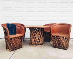 Mexican Equipale Leather Table Equipale Dining Table Leather Etsy Outdoor Cushions Patio Furniture Outdoor Dining Chairs Patio Furniture Cushions