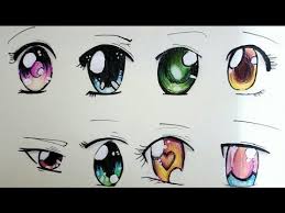 8 Cesit Manga Goz Cizimi Youtube Cizim Cizimler Cizim Rehberleri