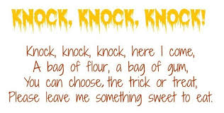 Trick Or Treat Poems For Adults Halloween Poems Rhyming Poems Halloween Poems For Kids