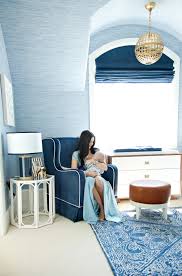 In The Nursery With Rachel Parcell Again Project Nursery Baby Boy Rooms Nursery Room Blue Nursery