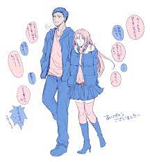 Pin on satsuki momoi x aomine daiki