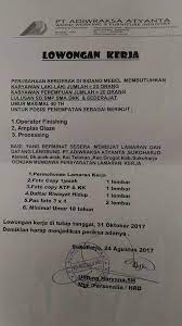 Pondok raya rt.002 rw.009 ds pondok kel.pondok grogol sukoharjo. Lowongan Kerja Terbaru Ijazah Smp Dunia Belajar