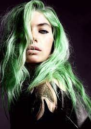 You Can Get This Same Color If You Jump In The Pool After You Bleach Your Hair Hair Styles Beauty Green Hair