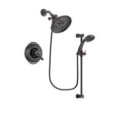 Delta Victorian Venetian Bronze Shower Faucet System With Hand Shower Dsp2684v Tub Shower Faucets Shower Faucet Shower Systems
