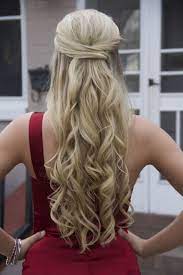 50 Gorgeous Half Up Half Down Hairstyles Perfect For Prom Or A Formal Event Prom Hairstyles For Long Hair Hair Styles Curly Prom Hair