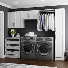 Madison 105 In W White Laundry Cabinet Kit Laundry Room Layouts Modern Laundry Rooms Laundry Room Design