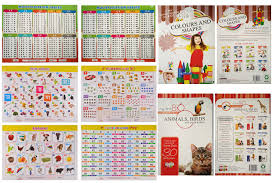Buy Kids Learning Charts Combo Of 3 Charts And Books 2
