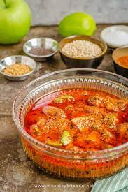 South Indian Apple Pickle Myspicykitchen Recipe Cooking Basics Pickles Indian Cooking